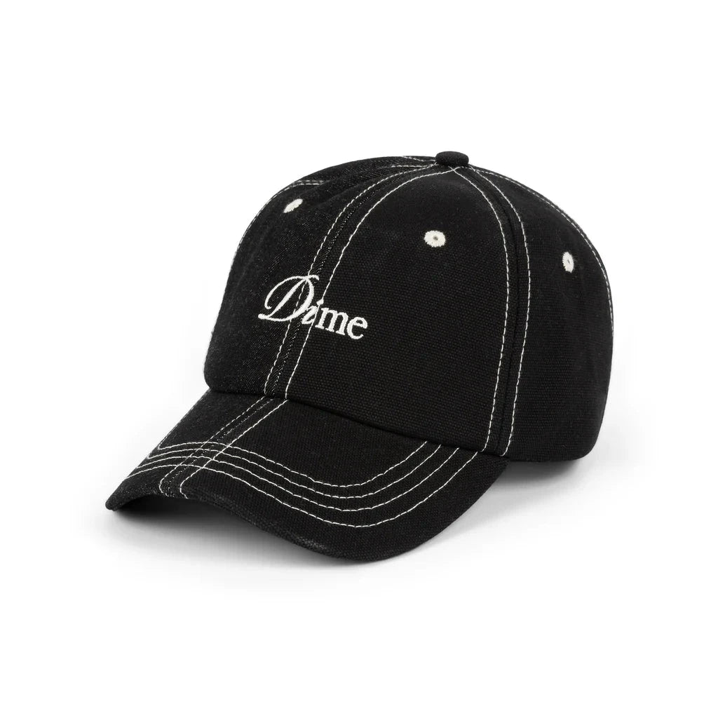 DIME Split Low Pro Cap Black Men's Hats Dime MTL