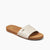 REEF Women's Bliss Nights Slide Sandals White/Tan Women's Sandals Reef 