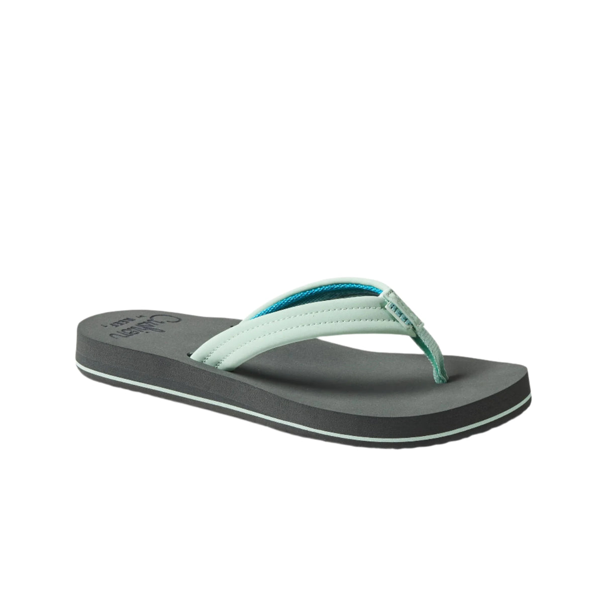 REEF Women's Cushion Breeze Sandals Grey/Mint Women's Sandals Reef
