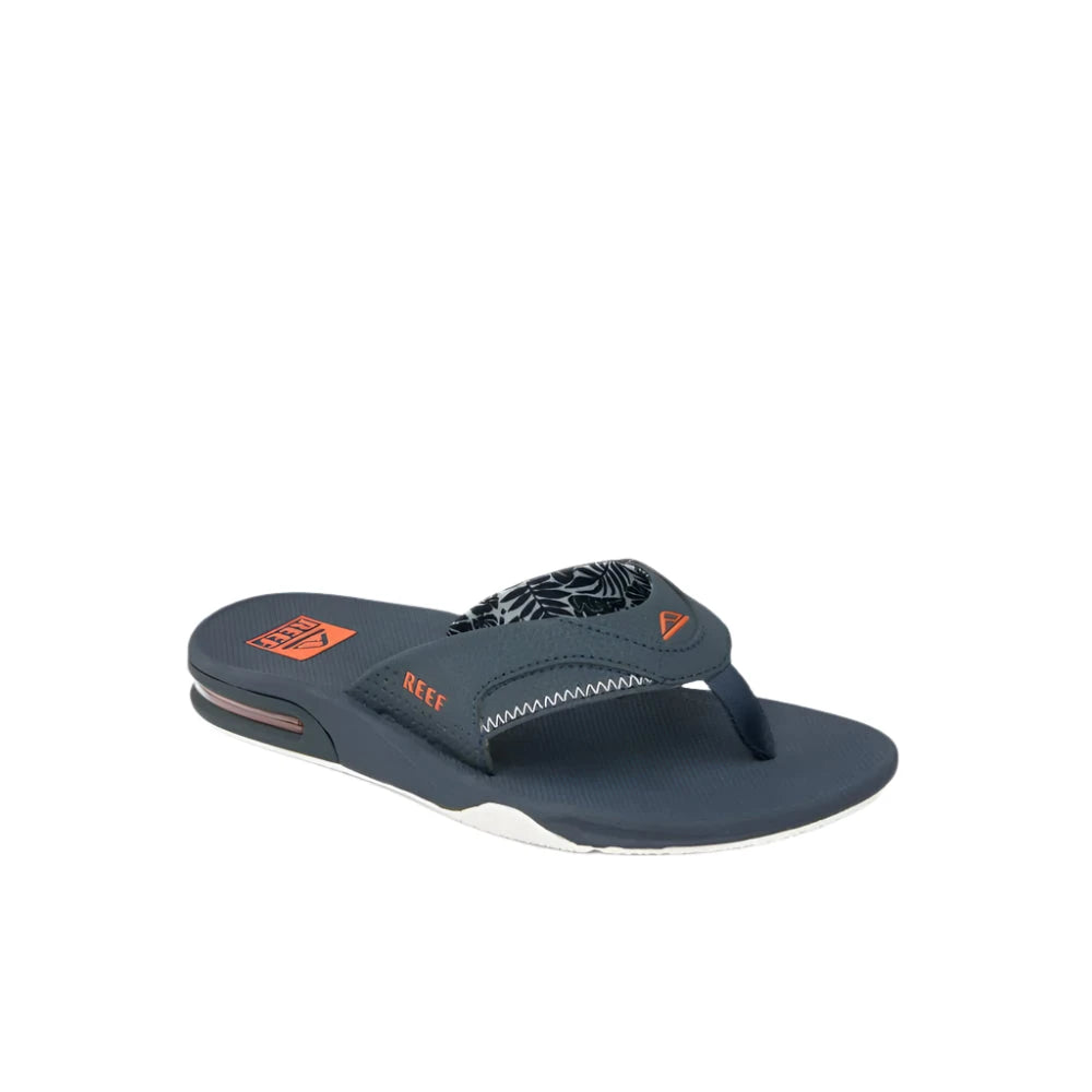 REEF Fanning Sandal Navy/Orange Men's Sandals Reef