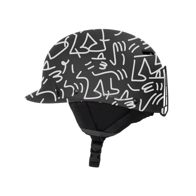 SANDBOX Classic 2.0 Snow Helmet Lucas Beaufort Black Men's Snow Helmets Sandbox