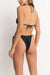 RHYTHM Women's Classic Tie Side High Cut Bikini Bottom Black Women's Bikini Bottoms Rhythm 