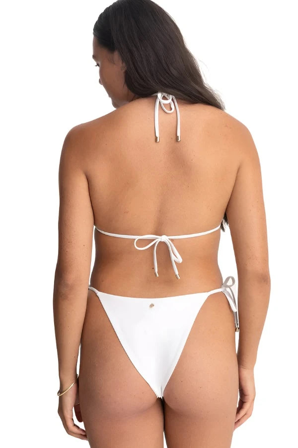 RHYTHM Women's Classic Slide Triangle Top White Women's Bikini Tops Rhythm