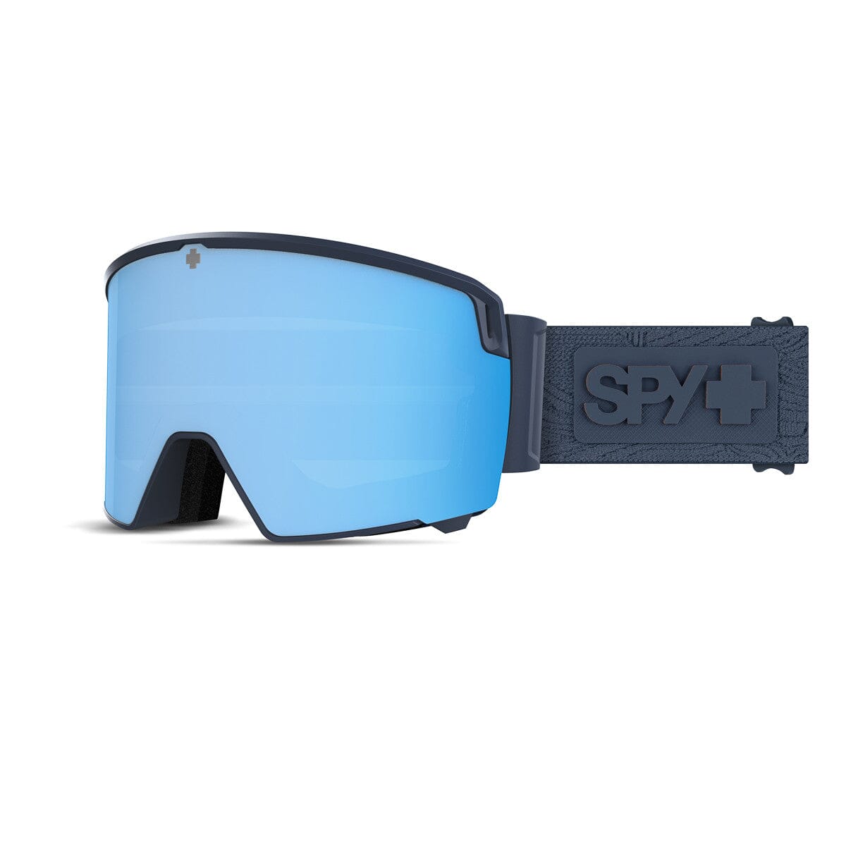SPY Crosspoint Navy Sea Of Peaks - Happy Boost Bronze Ice Blue Mirror + Happy Boost LL Coral Snow Goggle Snow Goggles Spy