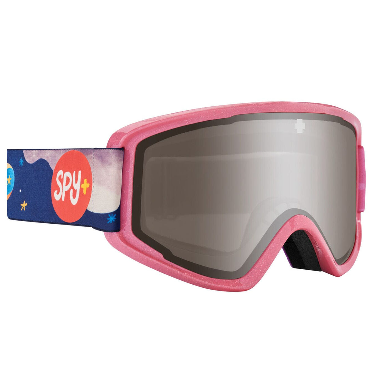 SPY Youth Crusher Elite Jr Eco Spy + So Lazo - Bronze Silver Mirror Snow Goggle Youth Snow Goggles Spy