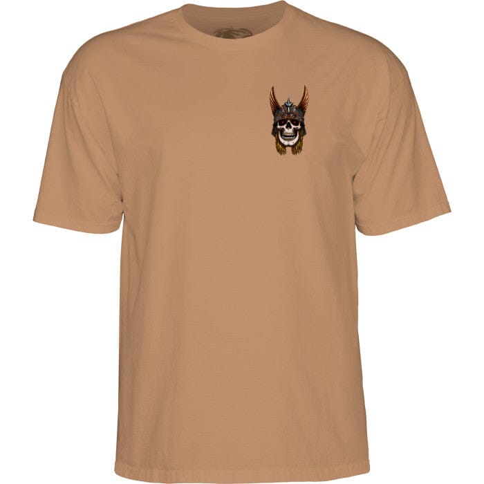 POWELL PERALTA Andy Anderson Skull T-Shirt Gold Men's Short Sleeve T-Shirts Powell Peralta