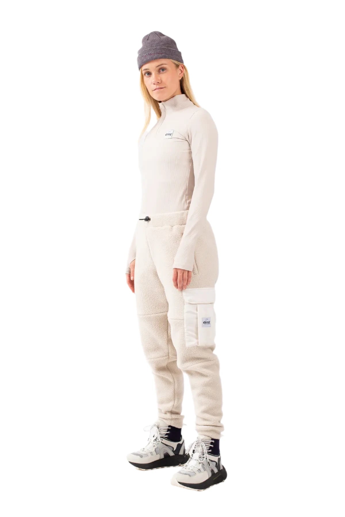 EIVY Women's Cargo Sherpa Base Layer Pant Faded Cloud Women's Pants Eivy