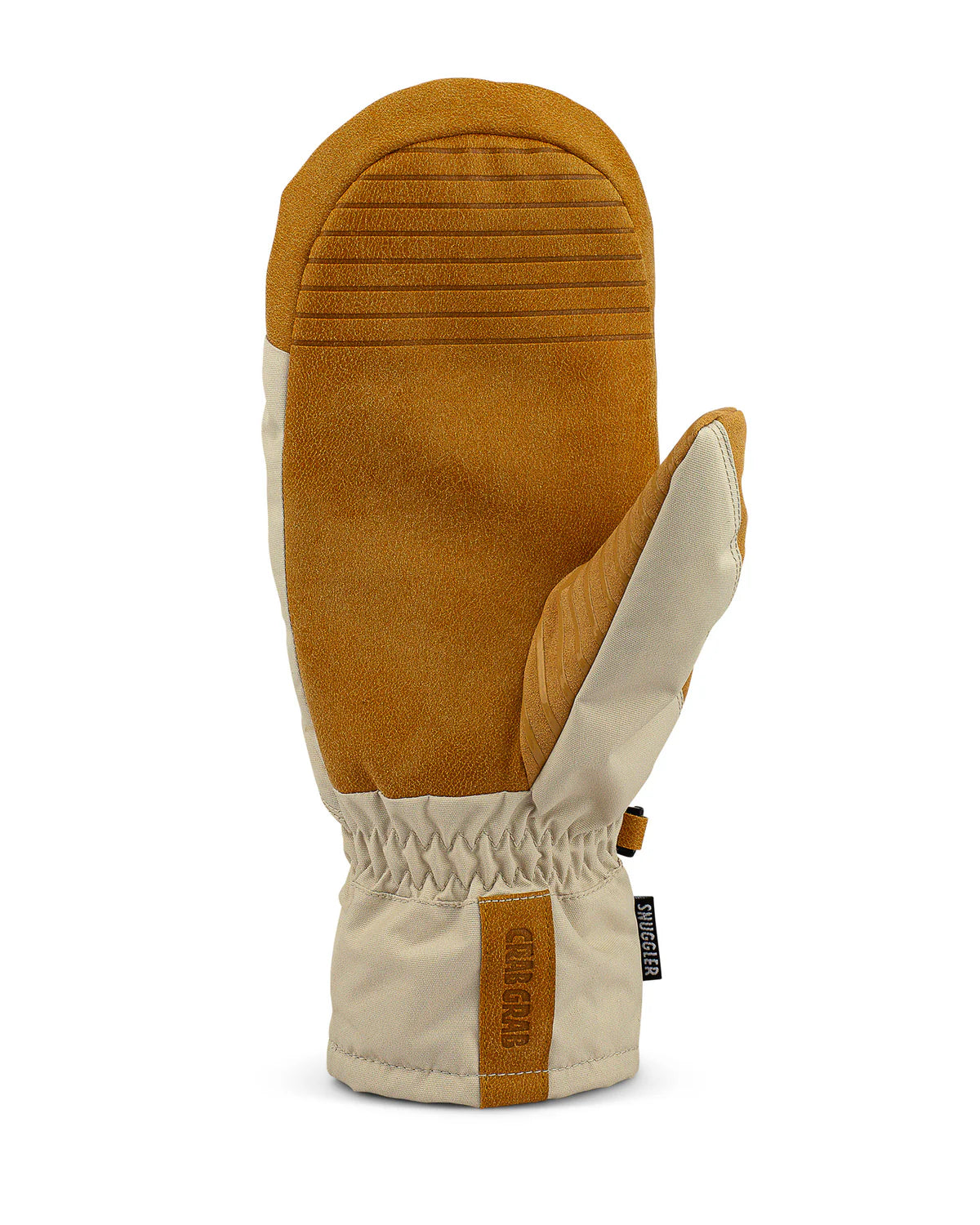 CRAB GRAB Snuggler Mitt Cream Men's Snow Mitts Crab Grab