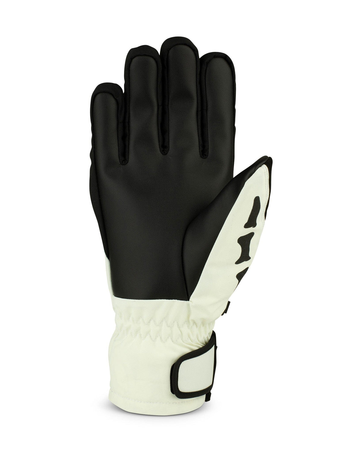 CRAB GRAB Five Glove White Bones Men's Snow Gloves Crab Grab
