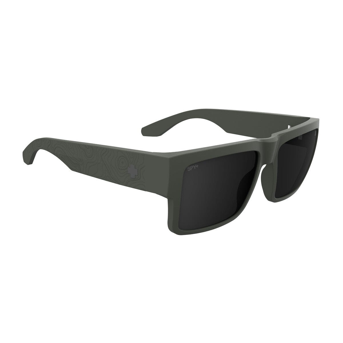 SPY Cyrus Matte Olive - Happy Grey Green Sunglasses Sunglasses Spy