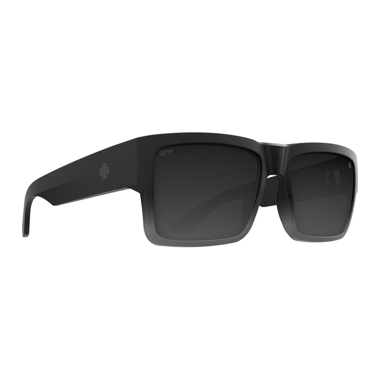 SPY Cyrus Matte Black Fade - Happy Grey Black Mirror Sunglasses Sunglasses Spy