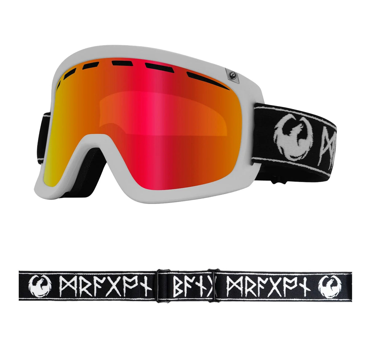 DRAGON D1 OTG Kevin Backstrom - Lumalens Dark Smoke + Lumalens Light Rose Snow Goggle Snow Goggles Dragon