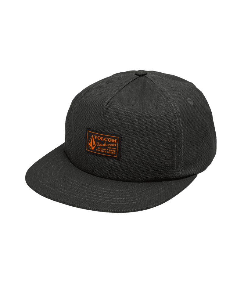 VOLCOM Workwear Adjustable Hat Antique Black Men's Hats Volcom