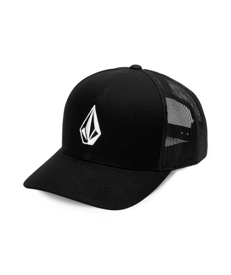 VOLCOM Full Stone Cheese Trucker Hat Black Men's Hats Volcom