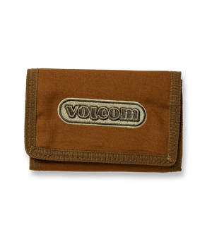 VOLCOM Ninetyfive Trifold Wallet Dusty Brown Men's Wallets Volcom 