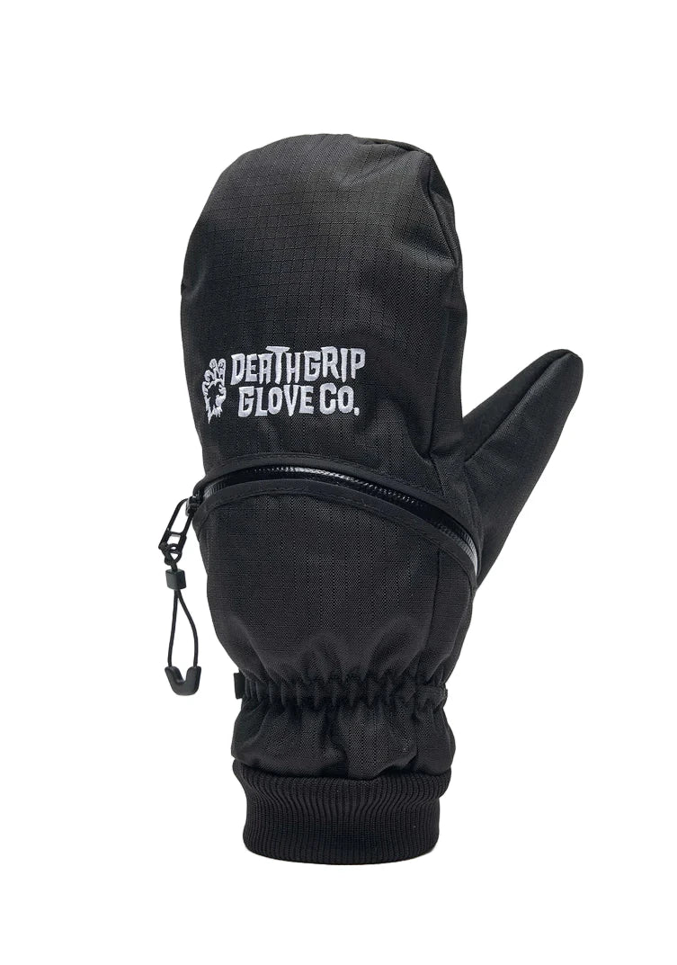 DEATHGRIP Ghoul Mitt Black Men's Snow Mitts Deathgrip Glove Co