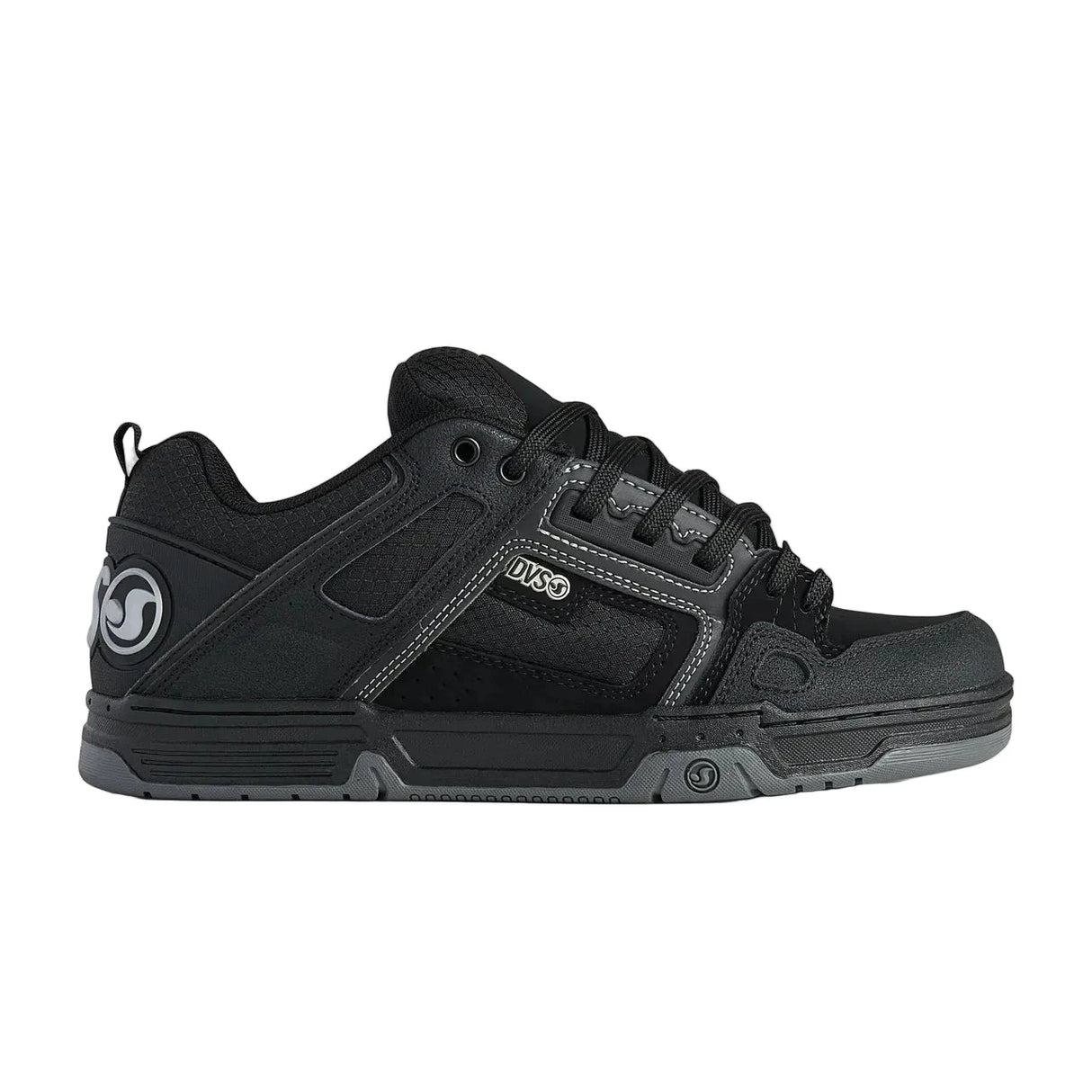 DVS Comanche Shoes Black/Charcoal Men's Skate Shoes DVS