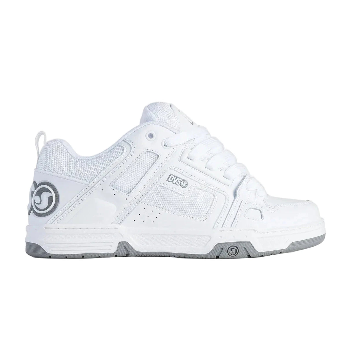 DVS Comanche Shoes White/Grey Men's Skate Shoes DVS