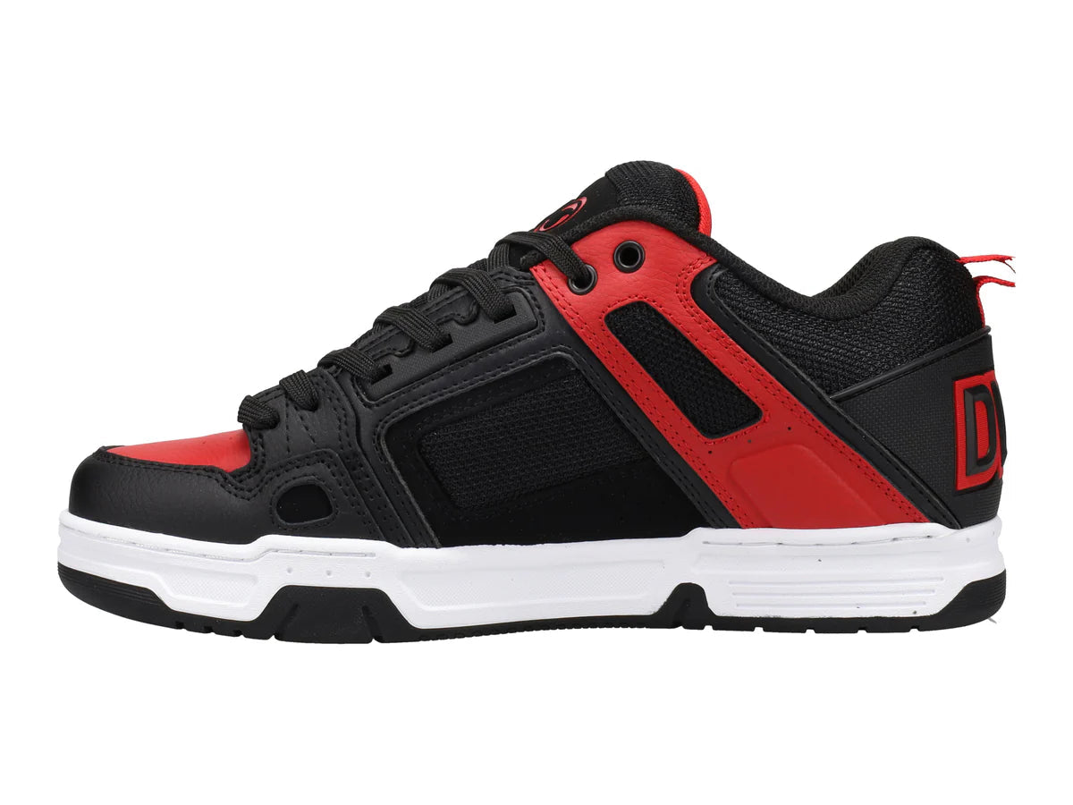 DVS Comanche Shoe Red/Black/White Leather Men's Skate Shoes DVS