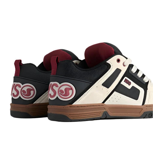 DVS Comanche Shoes Silver/Grey/Black/Ruby Wine Men's Skate Shoes DVS