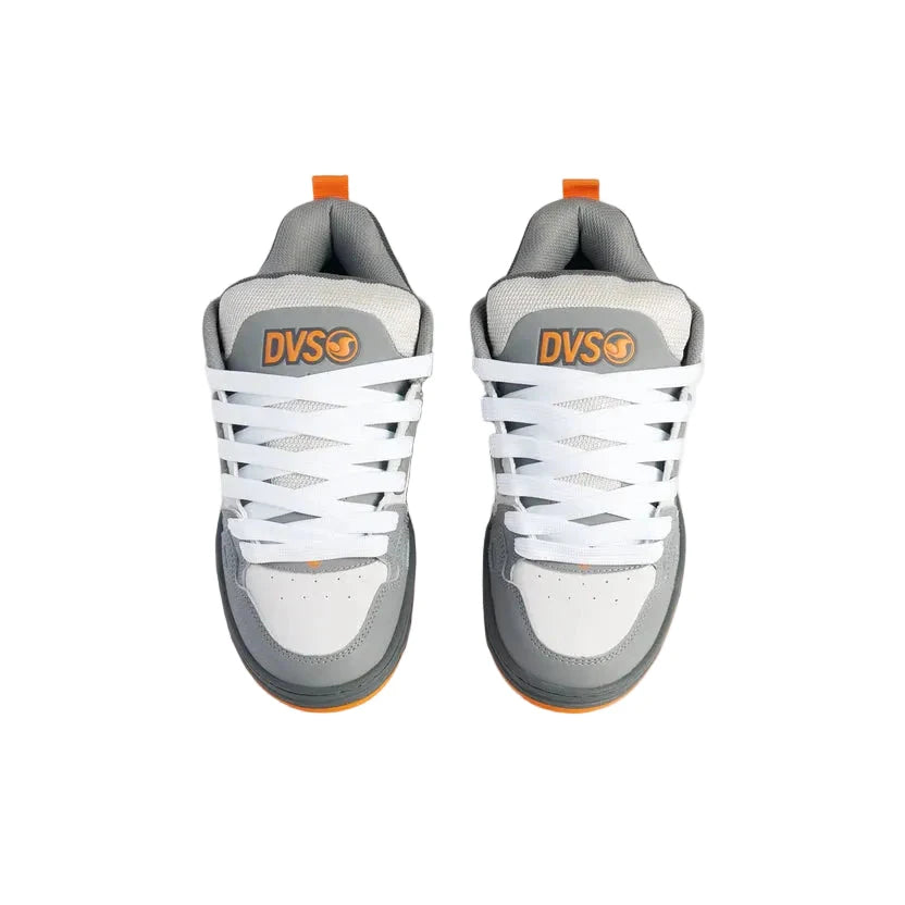 DVS Comanche Shoes Charcoal Gray/Orange/Nubuck DVS