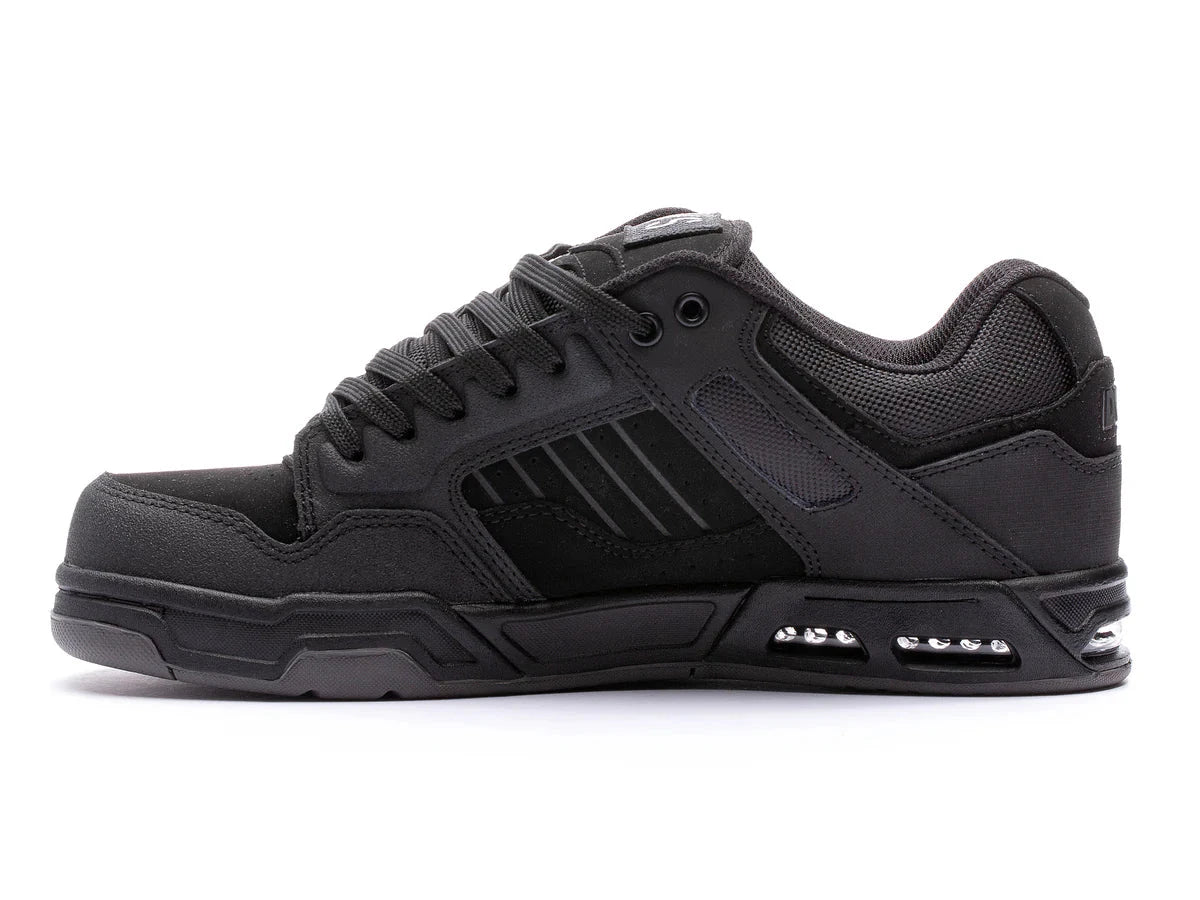 DVS Enduro Heir Shoes Black/Black Leather Men's Skate Shoes DVS