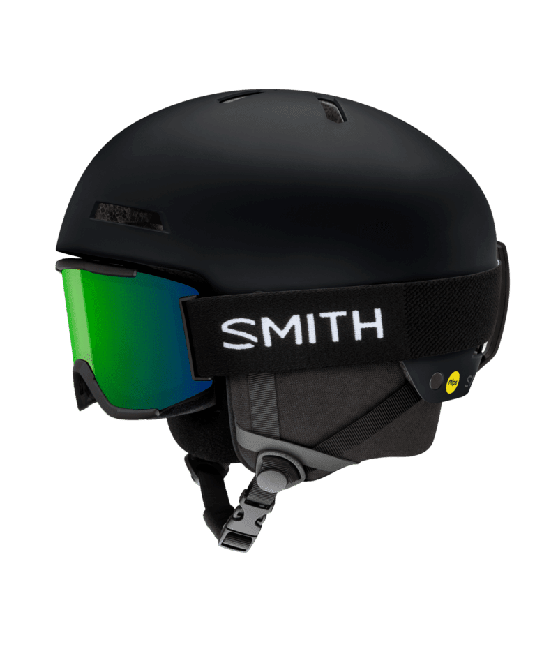 SMITH Youth Rodeo Jr. MIPS Snow Helmet Matte Black Youth Snow Helmets Smith