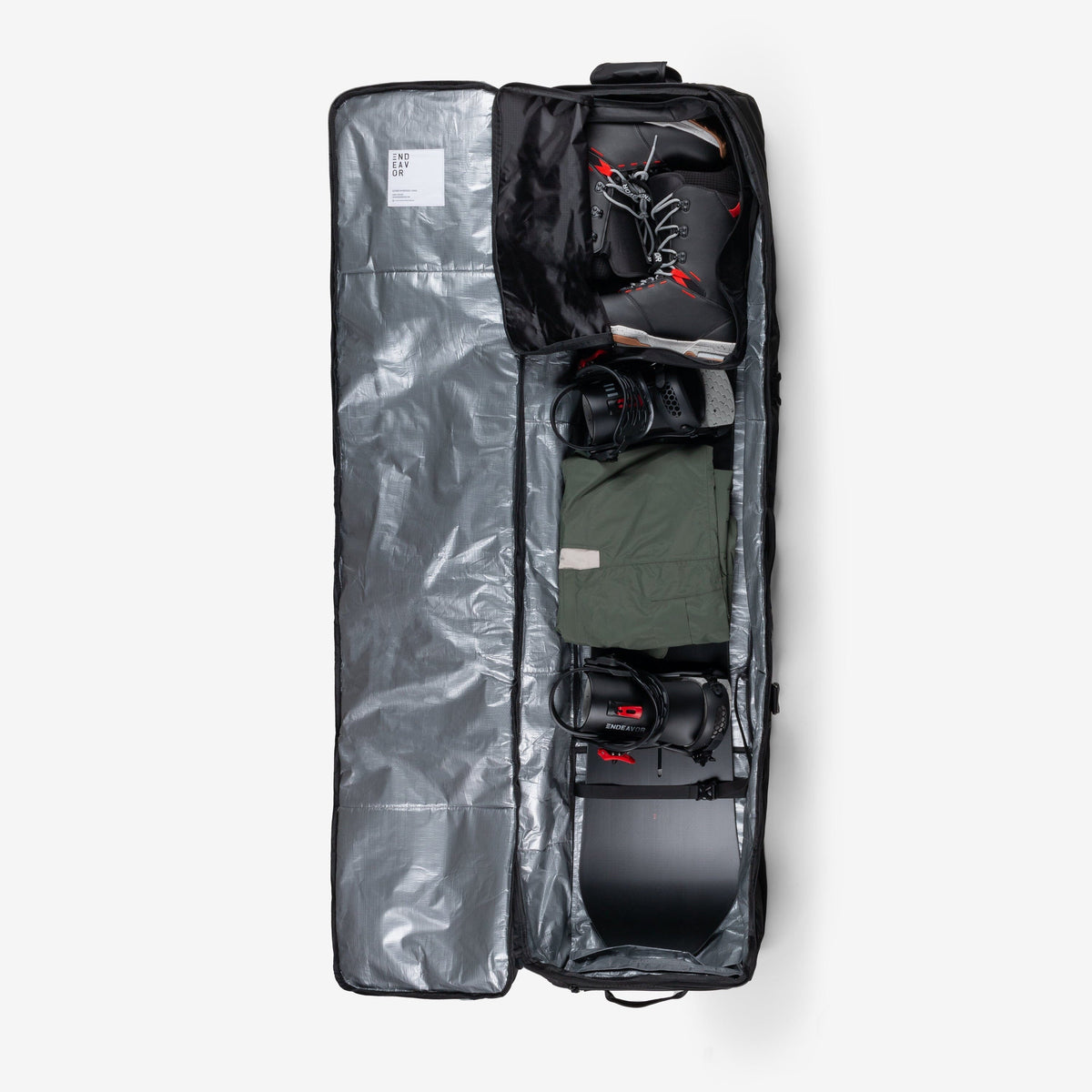 ENDEAVOR Utility Snowboard Bag Black Snowboard Bags Endeavor Design Inc