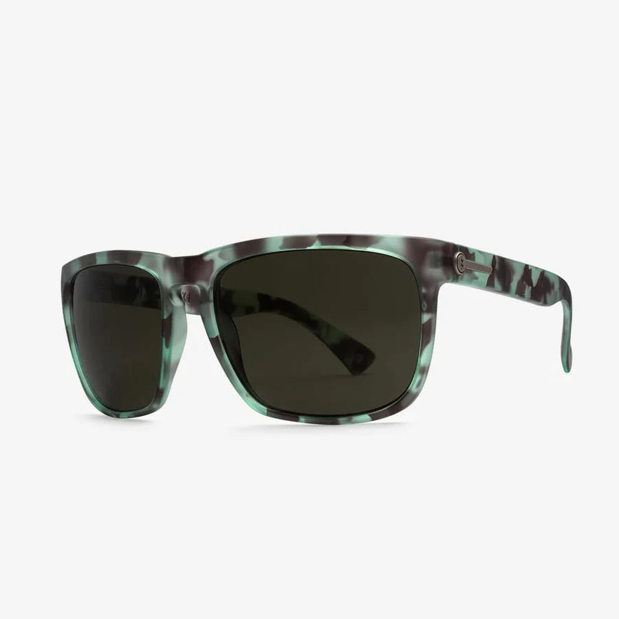 ELECTRIC Knoxville XL Gulf Tort - Grey Polarized Sunglasses Sunglasses Electric