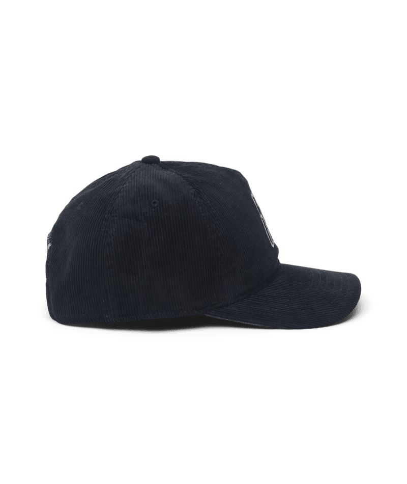 686 Mid-Pro Ghost Cord Unstructured 5 Panel Hat Black Men's Hats 686