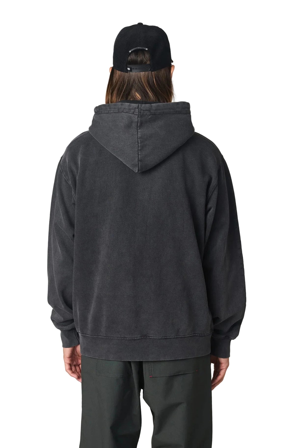 686 High Def Relaxed Hoodie Mineral Black Men's Pullover Hoodies 686