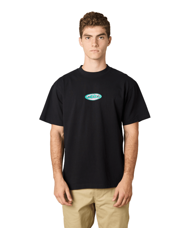 686 Jib Relaxed T-Shirt Black Men's Short Sleeve T-Shirts 686