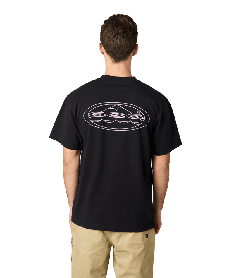 686 Jib Relaxed T-Shirt Black Men's Short Sleeve T-Shirts 686