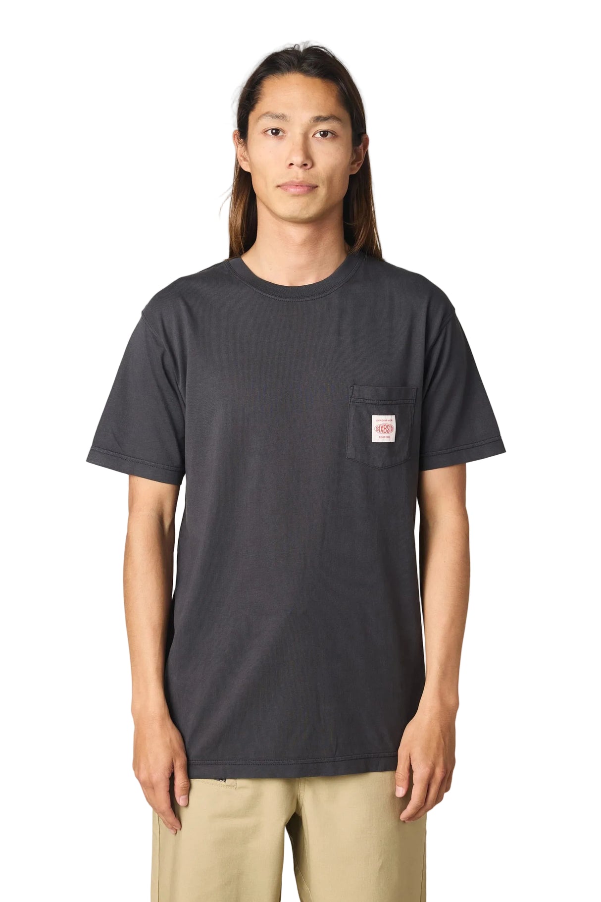 686 Unwork Authentic Pocket T-Shirt Washed Black