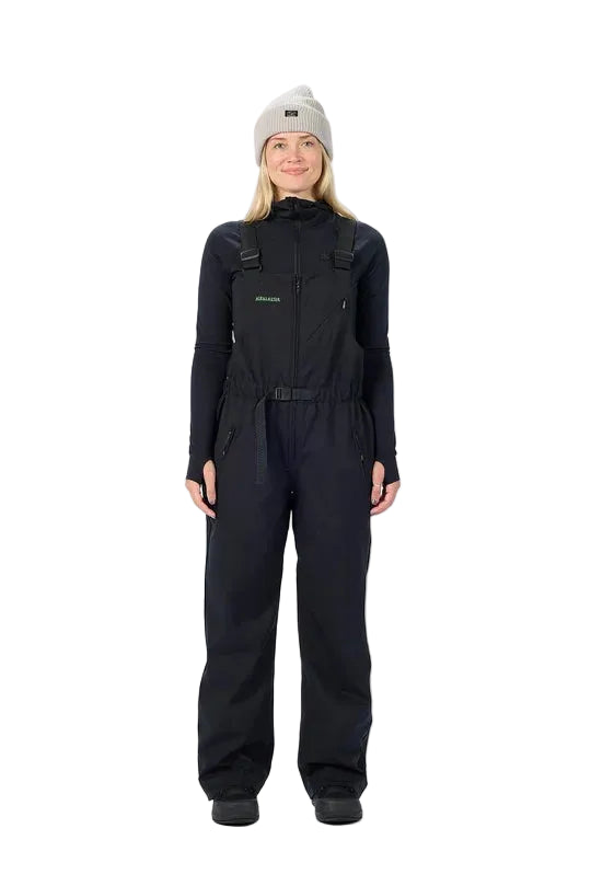 AIRBLASTER Women's Every Body Bib Snow Pants Black 2027 Women's Snow Bib Pants Airblaster