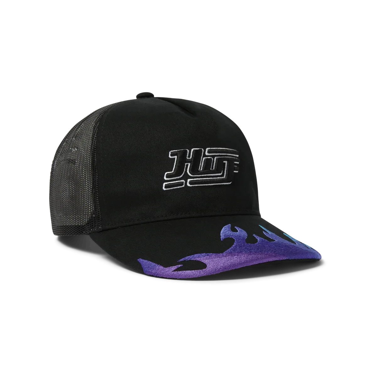HUF Exhaust Trucker Hat Black Men's Hats Huf