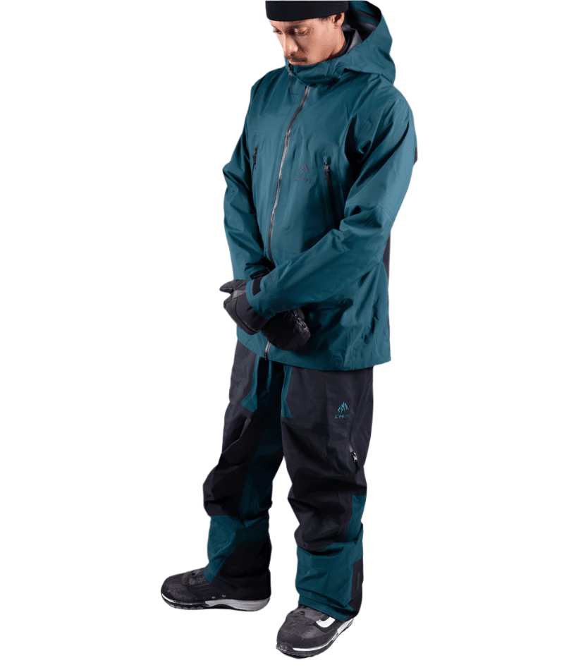 JONES Shralpinist Recycled GORE-TEX ePE Snowboard Jacket Pacific Teal 2025 Men's Snow Jackets Jones Snowboards