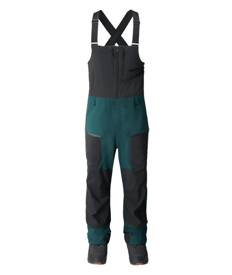 JONES Shralpinist Recycled GORE-TEX ePE Bib Snowboard Pants Pacific Teal 2025 Men's Snow Bib Pants Jones Snowboards