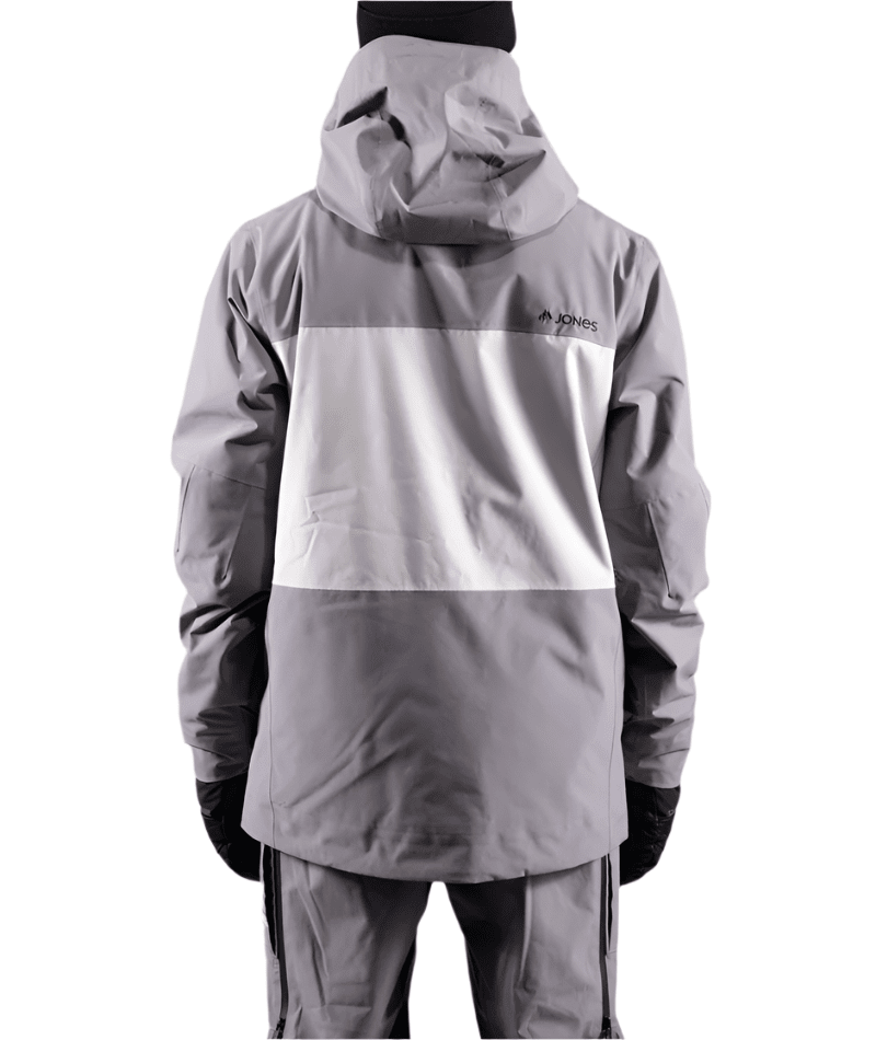 JONES MTN Surf Recycled Insulated Parka Snowboard Jacket Smoke Grey 2025 Men's Snow Jackets Jones Snowboards