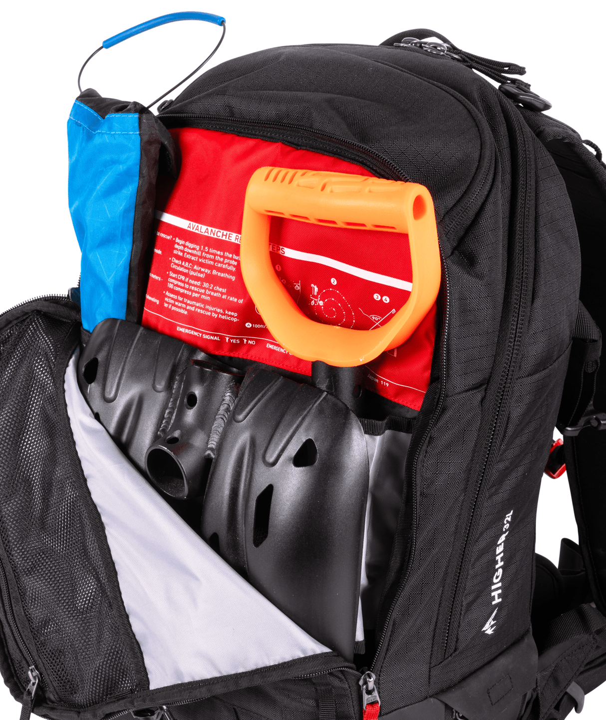 JONES Higher 32L Backcountry Backpack Black Backcountry Backpacks Jones Snowboards