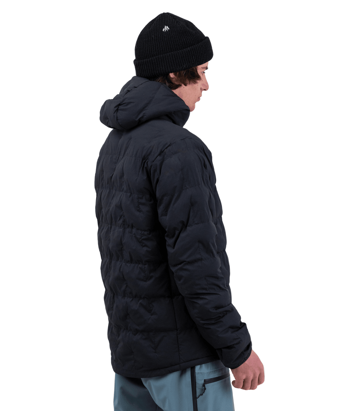 JONES Dark Start Recycled Hoodie Stealth Black Men's Insulators Jones Snowboards