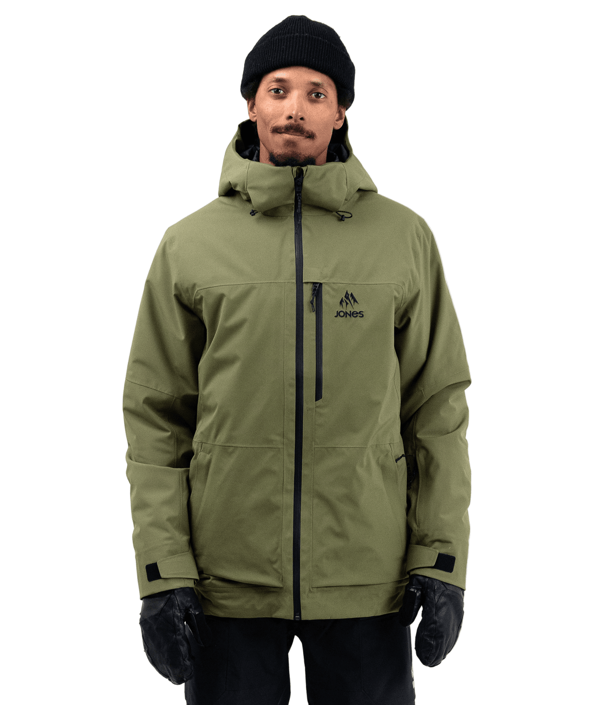 JONES MTN Surf Recycled Insulated Parka Snow Jacket Moss Green 2026 Men's Snow Jackets Jones Snowboards