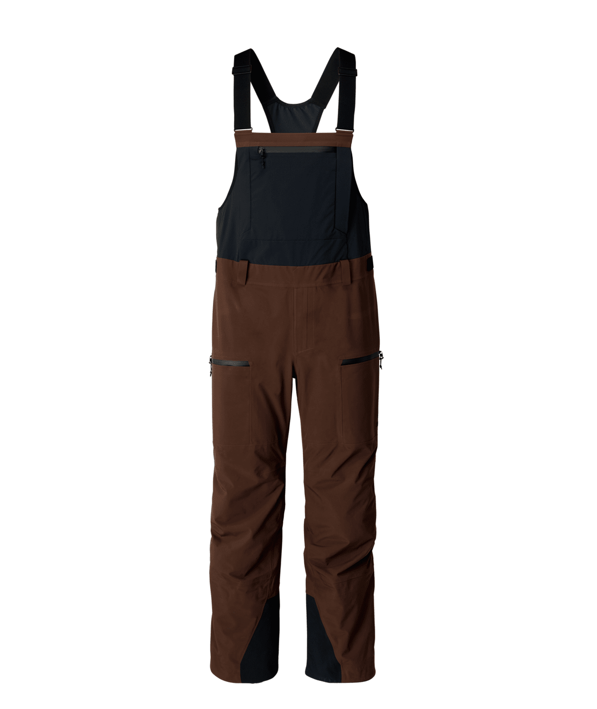 JONES Shralpinist Stretch Recycled 3L Bib Snow Pants Coffee Brown 2026 Men's Snow Bib Pants Jones Snowboards