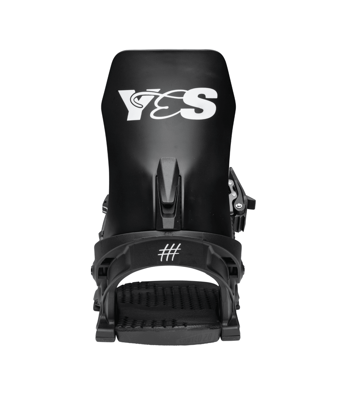 #YES Women's Rebel Snowboard Bindings Pitch Black 2026 Women's Snowboard Bindings Yes Snowboards