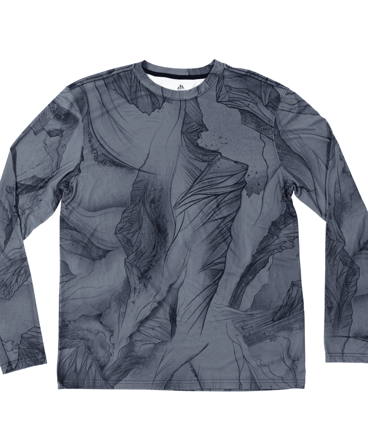JONES Recycled Long Sleeve Tech Base Layer MTN Camo Print Men's Base Layers Jones Snowboards