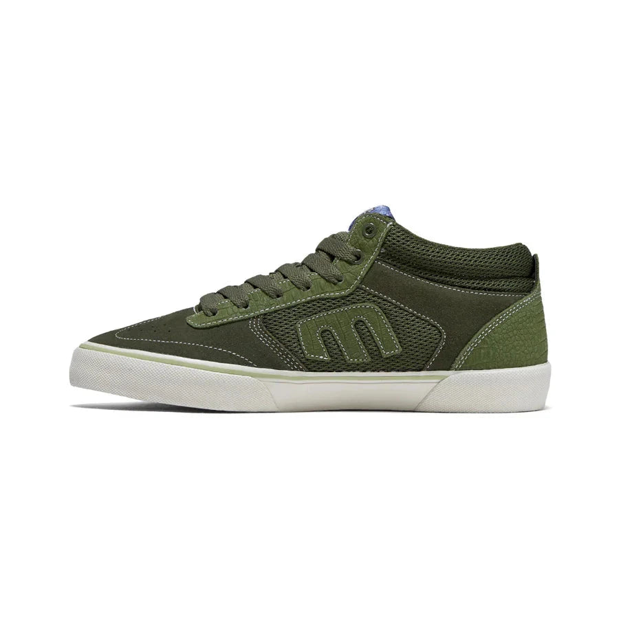 ETNIES Windrow Vulc Mid Shoes Green Men's Skate Shoes Etnies