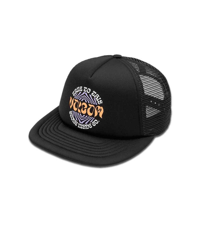 VOLCOM Boy's Hot Cheese Trucker Hat Black Boy's Hats Volcom 
