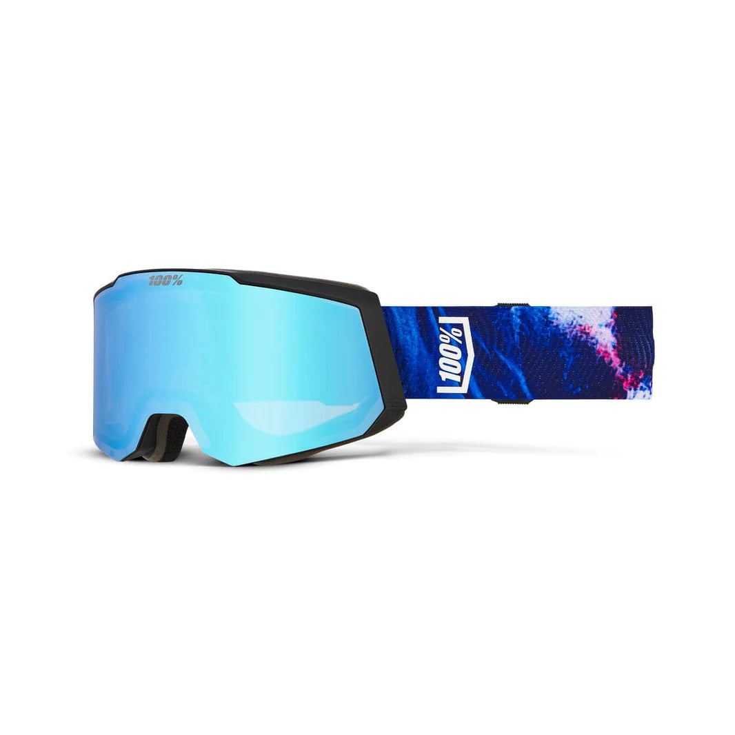 100% Snowcraft S Zoi Signature - HiPER Black Mirror + HiPER Blue Flash Mirror Snow Goggle Snow Goggles 100%