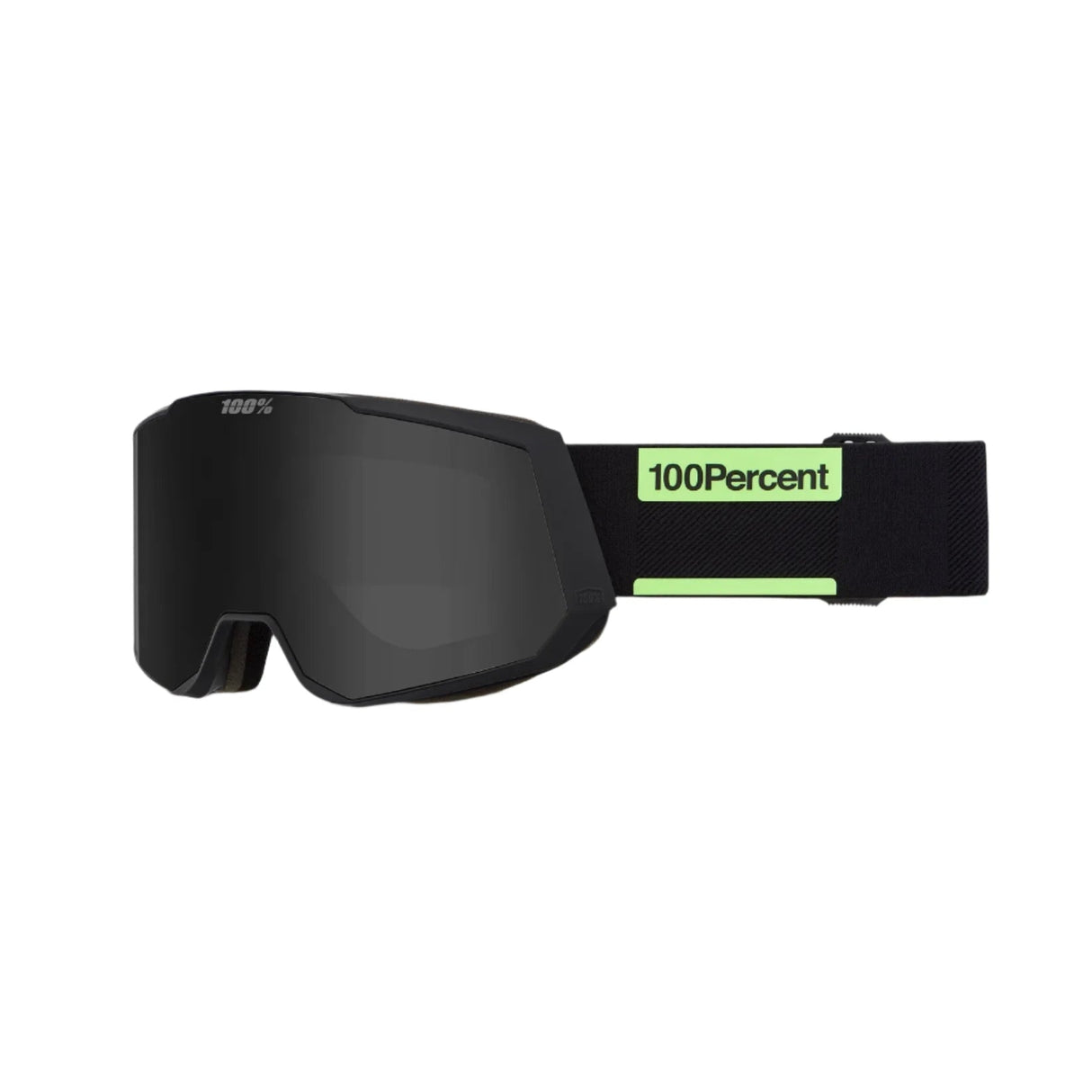 100% Snowcraft XL Tab - HiPER Black Mirror + HiPER Yellow Flash Mirror Snow Goggle Snow Goggles 100%