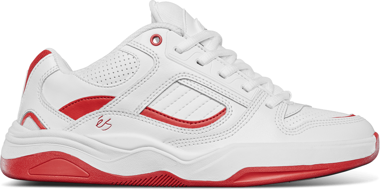 ES TJ Rogers Shoes White/Red Men's Skate Shoes Es